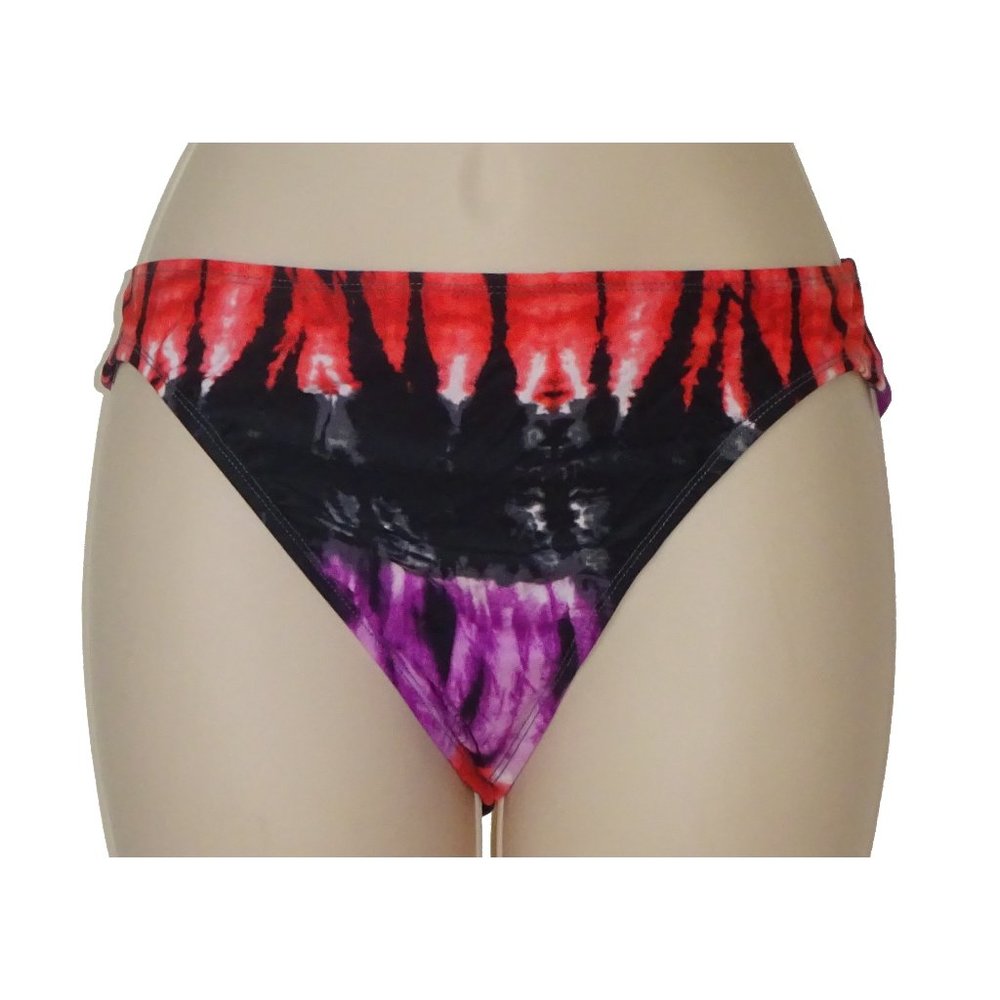 Island Escape tie dye bikini bottom